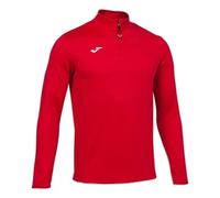 Felpa Joma Running Night Half Zip rosso - S