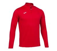 Felpa Joma Running Night Half Zip rosso - S