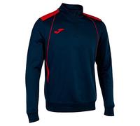 Joma Felpa Championship VII Mezza Zip Uomo Blu Navy Rosso 2XL
