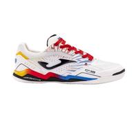 Joma FS Reactive 24 Indoor, Scarpe Calcio A 5 da Uomo (White/Red, Sistema Taglie Calzature EU, Adulto, Numero, Media, 44)