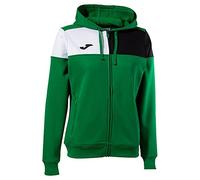 Joma Giacca con cappuccio donna Crew V verde nero bianco