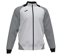 Joma Giacca con Cappuccio-Essential II, Bianco/Nero, XL Men's