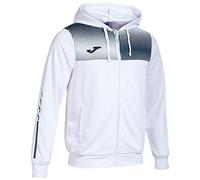Joma Eco Supernova Full Zip Sweatshirt Bianco,Blu 7-8 Years Bambino