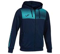 Joma Giacca con cappuccio uomo Eco Supernova blu navy turchese fluorescente