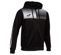 Joma Eco Supernova Full Zip Sweatshirt Nero 12-14 Years Bambino