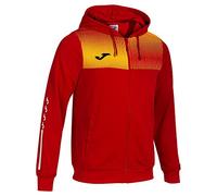 Joma Eco Supernova Full Zip Sweatshirt Rosso M Uomo