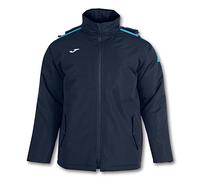 Joma Giacca trivor, Blu Navy/Turchese Fluo, 6XS Unisex-Adulto