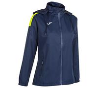 Joma Impermeabile trivor, Blu Navy/Giallo Fluo, XS Unisex-Adulto