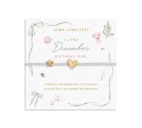 Joma Jewellery Bracciale in argento placcato oro e argento, 17,5 cm