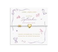 Joma Jewellery Bracciale in argento placcato oro e argento, 17,5 cm