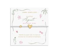 Joma Jewellery Bracciale in argento placcato oro e argento, 17,5 cm