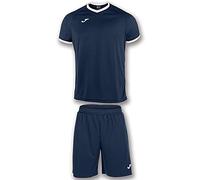 Joma Joma101097.302.2XS Academy Equipment Set M/Short, Bambini, Navy/Bianco, 2XS