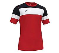 Joma Joma101538.601.2XL Magliette Crew IV Equip. M/C, Uomo, Rosso-Nero, 2XL