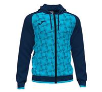 Joma Joma102262.342.L Giacca Supernova iii blu fluoro turchese con cappuccio