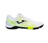 Joma Maxima 2531 TF MAXW2531TF Uomini Turf Scarpe/Nero/Fluoro Giallo, Bianco, 43 EU
