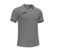 Joma L Polo a Maniche Corte Comfort II, Grigio Melange, L Unisex-Adulto