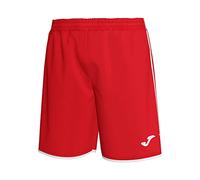 Joma Liga Pantaloncini, Rosso/Bianco, XL Uomo