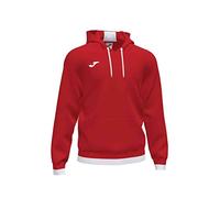 Joma M Felpa con Cappuccio Comfort II, Rosso-Bianco, M Unisex-Adulto