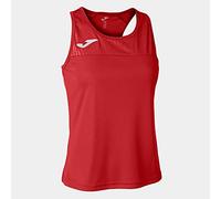 Joma Maglia a Bretelle Montreal Maglietta, Rosso, L Donna