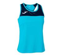 Joma Maglia a Bretelle Montreal Maglietta, Turchese Fluo Marino, L Donna