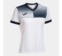 Joma Maglia a Manica Corta Donna Eco Supernova Bianco Blu Navy