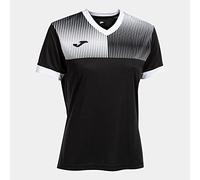 Joma Maglia a Manica Corta Donna Eco Supernova Nero Bianco