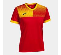 Joma Maglia a Manica Corta Donna Eco Supernova Rosso Giallo