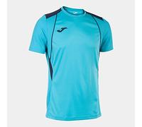 Joma Maglia a Manica Corta Uomo Championship VII Turchese Fluorescente Blu Navy