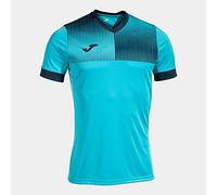 Joma Maglia a Manica Corta Uomo Eco Supernova Turchese Fluorescente Blu Navy