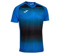 Joma Maglia a Manica Corta Uomo Tiger V Blu Reale Nero