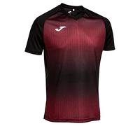 Joma Maglia a Manica Corta Uomo Tiger V Nero bordeux