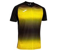 Joma Maglia a Manica Corta Uomo Tiger V Nero Giallo