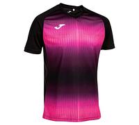 Joma Maglia a Manica Corta Uomo Tiger V Nero Rosa Fluorescente