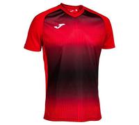 Joma Maglia a Manica Corta Uomo Tiger V Rosso Nero