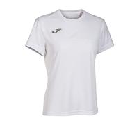 Joma Maglia Manica Corta Montreal Maglietta, Bianco, M Donna