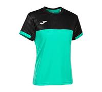 Joma Maglia Manica Corta Montreal Maglietta, Verde Nero, L Donna