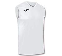 Joma Maglia Sans Manches Basket Combi, Unisex - Adulto, Uniquenumber, Bianco, XXL-3XL