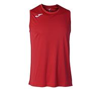 Joma Maglia Sans Manches Basket Combi, Unisex - Adulto, Uniquenumber, Rosso, XS