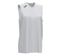 Joma Maglia Sans Manches Femme Cancha III, Unisex - Adulto, Bianco, S