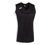 Joma Maglia Sans Manches Femme Cancha III, Unisex - Adulto, Nero Bianco, M