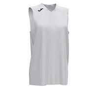 Joma Maglia Sans Manches Femme Cancha III, Unisex - Adulto, Uniquenumber, Bianco, XS