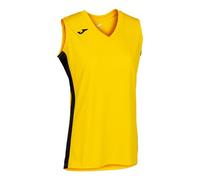 Joma Maglia Sans Manches Femme Cancha III, Unisex - Adulto, Uniquenumber, Giallo Nero, XS