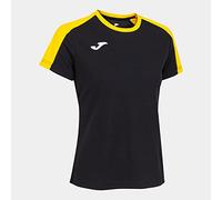 Joma Maglietta a Maniche Corte Eco Championship-Donna, Nero Giallo