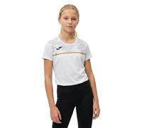 Joma Record Iii Short Sleeve T-shirt Bianco 14-15 Years Ragazza
