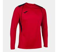Joma Maglietta a Maniche Lunghe Championship VII Rosso Nero