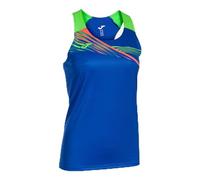 Joma Maglietta Bretelle Donna Elite X, Blu Reale/Verde Fluo, M
