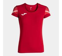 Joma Elite Xi Short Sleeve T-shirt Rosso 12-14 Years Ragazza