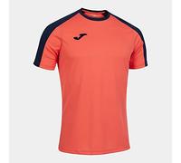 Joma Maglietta Manica Corta Eco Championship, Arancione Fluorescente Marino, 4XS Uomo