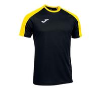 Joma Maglietta Manica Corta Eco Championship, Nero Giallo, XL Uomo