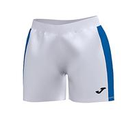 Joma Maxi Short, Bianco Royal, 4XS-3XS Unisex-Adulto